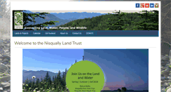 Desktop Screenshot of nisquallylandtrust.org