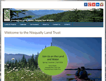 Tablet Screenshot of nisquallylandtrust.org